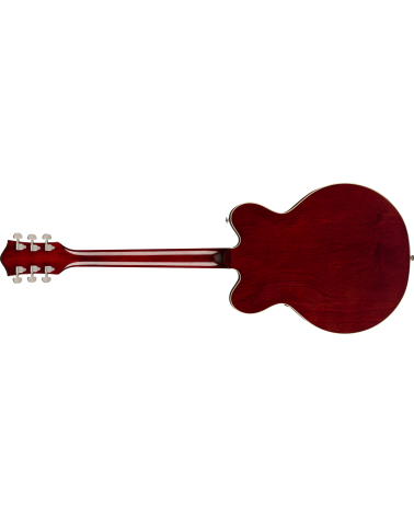 Gretsch G2604T Limited Edition Streamliner Rally II Center Block with Bigsby Laurel Fingerboard, Two-Tone Oxblood/Walnut Stain