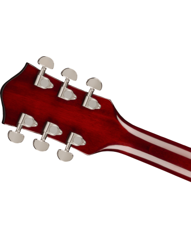 Gretsch G2604T Limited Edition Streamliner Rally II Center Block with Bigsby Laurel Fingerboard, Two-Tone Oxblood/Walnut Stain