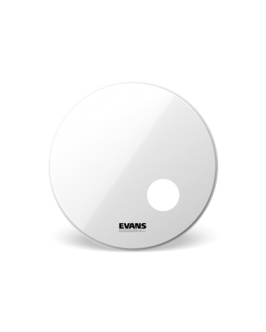 Evans EQ3. Resonante de bombo suave blanco BD20RSW