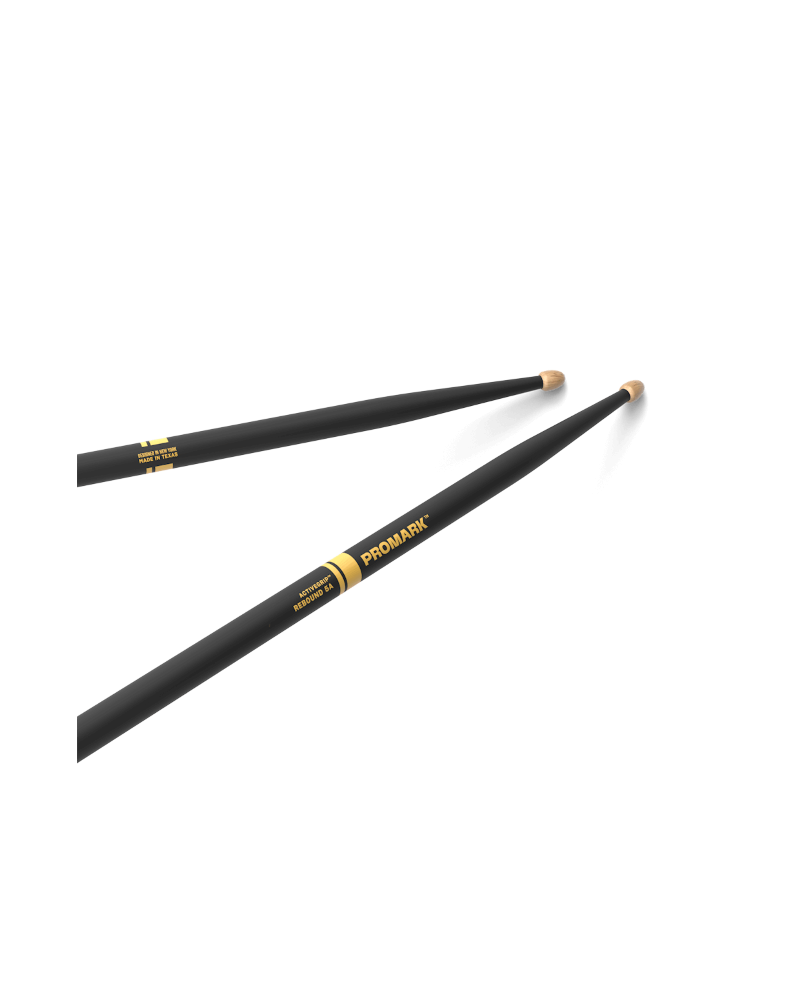 Baquetas ProMark Rebound 5A ActiveGrip, Nogal americano con punta de bellota