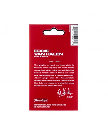 Bolsa 6 Púas Dunlop EVHP02 Eddie Van Halen Frankenstein