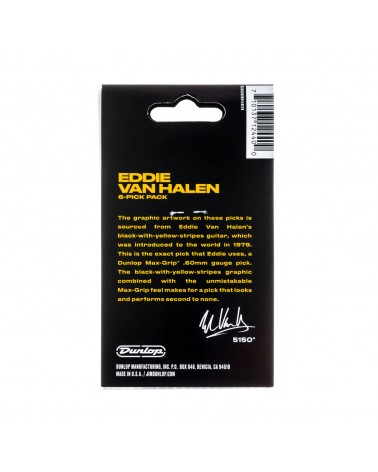 Bolsa 6 Púas Dunlop EVHP04 Eddie Van Halen VHII