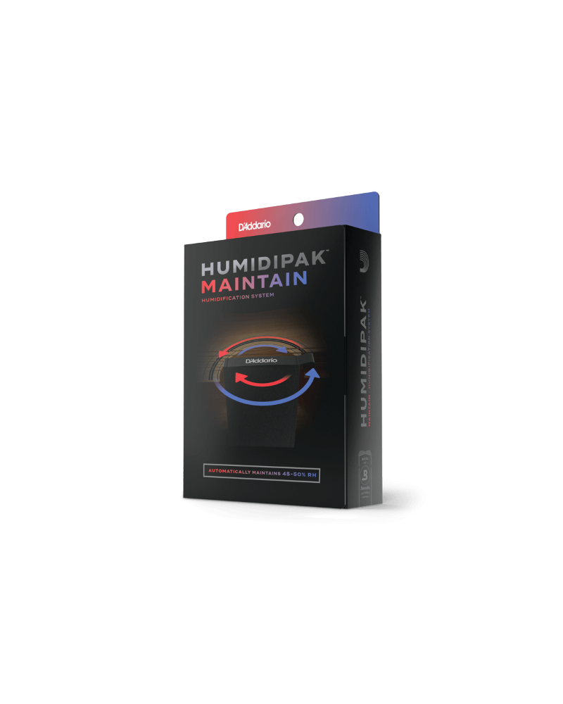 Sistema automático de control de humedad (para guitarra), serie Humidipak de D'Addario. PW-HPK-01