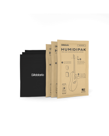 Sistema automático de control de humedad (para guitarra), serie Humidipak de D'Addario. PW-HPK-01