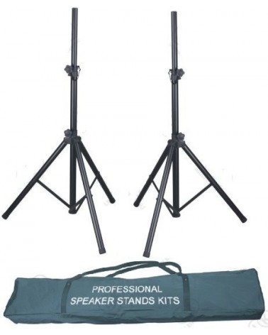 Pack soporte altavoz negro EK audio SSPACK003