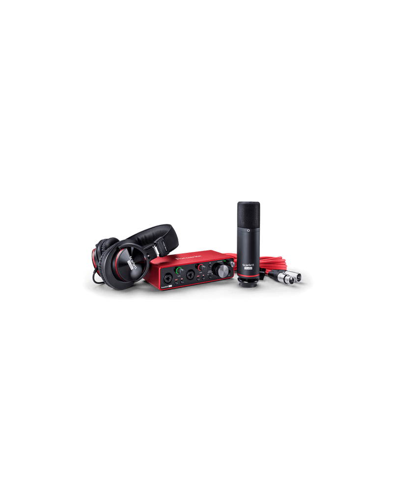Focusrite Pack de grabación home estudio SCARLETT 2I2 STUDIO 4TH GEN