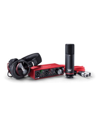 Focusrite Pack de grabación home estudio SCARLETT 2I2 STUDIO 4TH GEN
