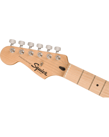 Squier Sonic® Stratocaster® Left-Handed, Maple Fingerboard, White Pickguard, Black