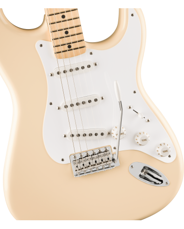 Fender Jimmie Vaughan Tex-Mex Strat, Maple Fingerboard, Olympic White