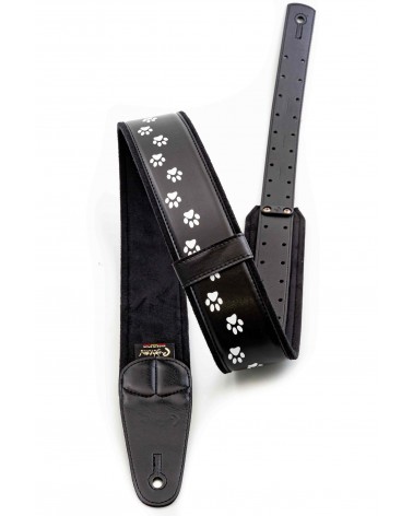 Righton Cat-Bk - Bandolera De Guitarra Righton Serie Mojo Cat Black