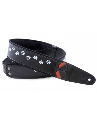 Righton Cat-Bk - Bandolera De Guitarra Righton Serie Mojo Cat Black