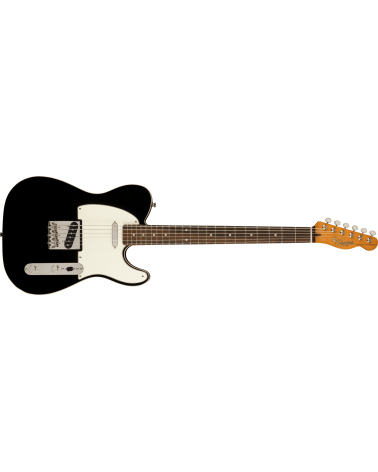 Squier Classic Vibe Baritone Custom Telecaster, Laurel Fingerboard, Parchment Pickguard, Black