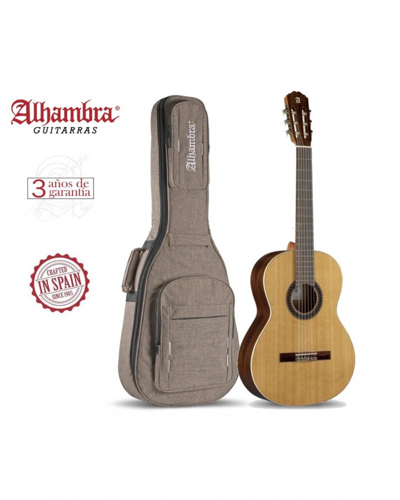 Alhambra 1CHT Guitarra Clásica Hybrid Terra Con Funda 25mm. 9738