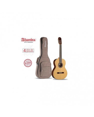 Alhambra 2C guitarra clásica con funda 9738