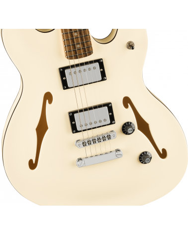 Squier Affinity Series Starcaster Deluxe, Laurel Fingerboard, Olympic White