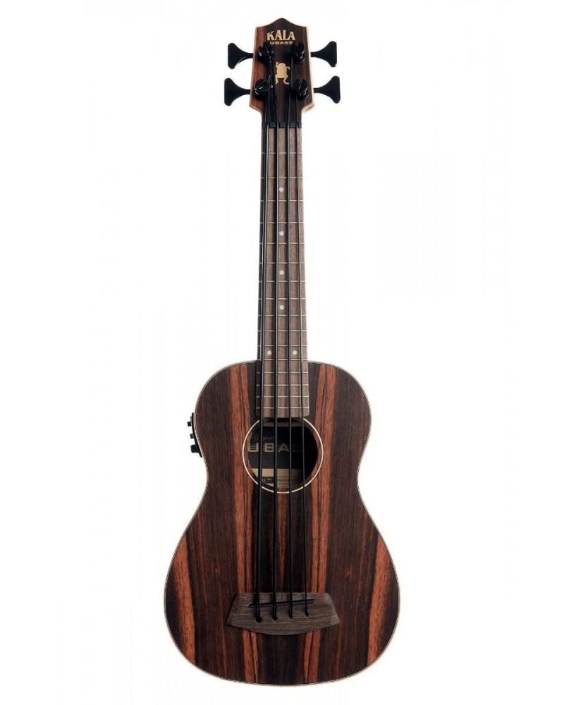 Ukelele Kala U-Bass Electrificado Ébano Satinado
