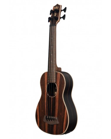 Ukelele Kala U-Bass Electrificado Ébano Satinado