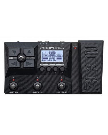 G2X FOUR - Pedal multiefectos para guitarra con pedal de expresión