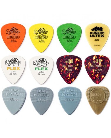 Bolsa 12 Púas Dunlop PVP-112 Variety Acoustic
