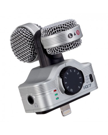 Zoom Iq7 - Micrófono Stereo Mid/Side Para Iphone/Ipod Touch/Ipad Mini