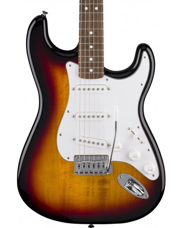 Fender Standard Stratocaster Laurel Fingerboard, White Pickguard, 3-Color Sunburst