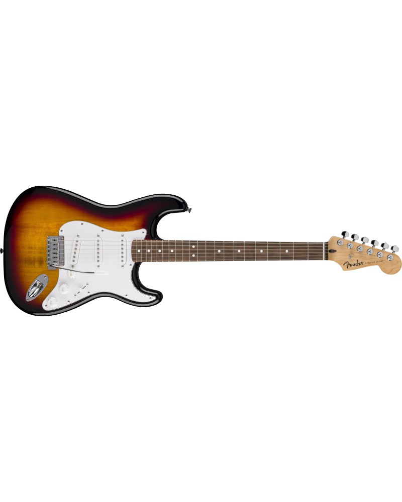 Fender Standard Stratocaster Laurel Fingerboard, White Pickguard, 3-Color Sunburst
