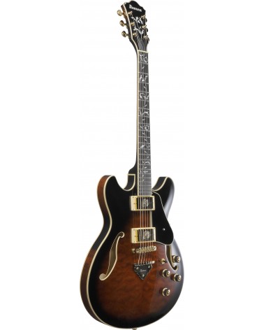 Ibanez AS93QMSP-DBS Artcore Expressionist Hollow Body