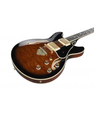 Ibanez AS93QMSP-DBS Artcore Expressionist Hollow Body