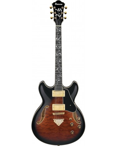 Ibanez AS93QMSP-DBS Artcore Expressionist Hollow Body