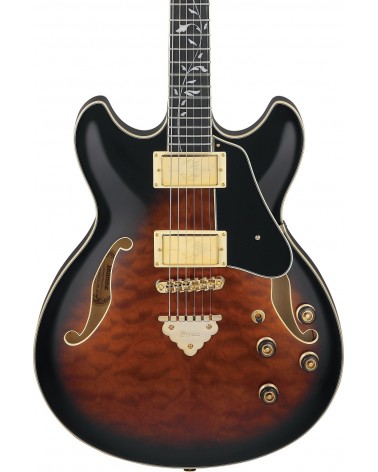 Ibanez AS93QMSP-DBS Artcore Expressionist Hollow Body