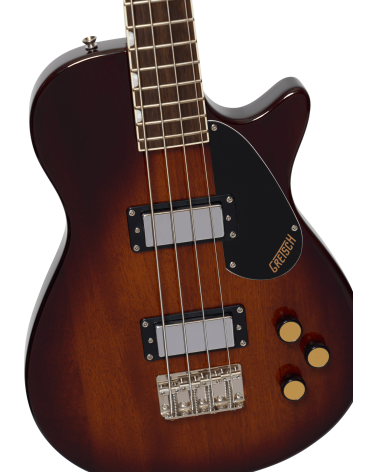 Grestch Streamliner Jet Club Bass Single-Cut, LF, Havana Burst
