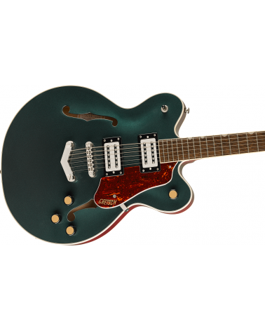 Gretsch G2622 Streamliner Center Block Double-Cut with V-Stoptail, LF, Broad’Tron BT-3S Pickups, Cadillac Green