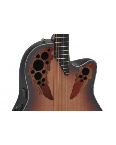 Ovation CE44P-FLE-G Guitarra electro-acústica Celebrity Elite Plus Mid Sunburst Cutaway