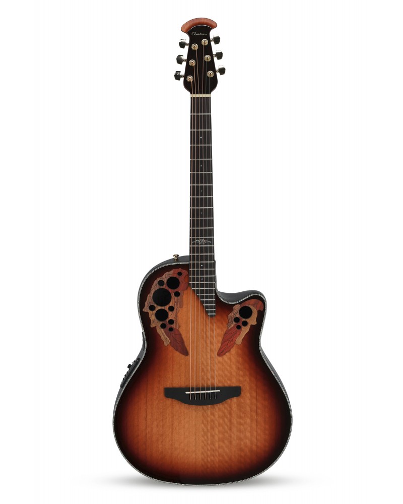 Ovation CE44P-FLE-G Guitarra electro-acústica Celebrity Elite Plus Mid Sunburst Cutaway