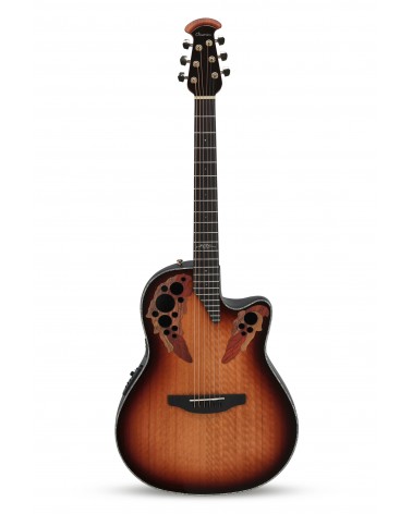 Ovation CE44P-FLE-G Guitarra electro-acústica Celebrity Elite Plus Mid Sunburst Cutaway