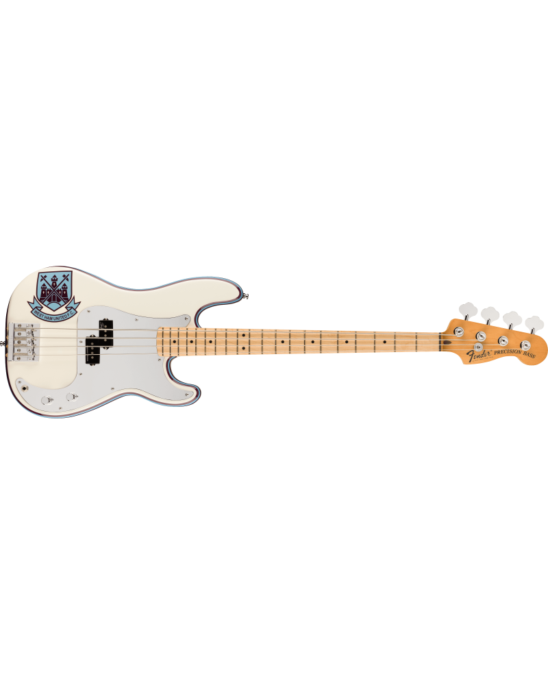 Fender Steve Harris Precision Bass, Maple Fingerboard, Olympic White
