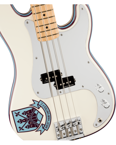Fender Steve Harris Precision Bass, Maple Fingerboard, Olympic White