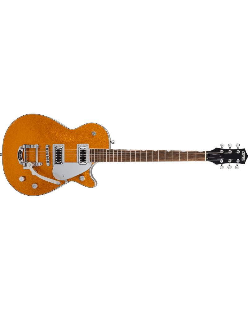 Gretsch G5230T Electromatic Sparkle Jet FT Single-Cut with Bigsby, Laurel Fingerboard, Gold Sparkle