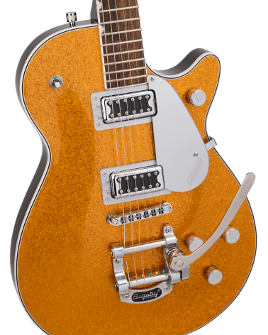Gretsch G5230T Electromatic Sparkle Jet FT Single-Cut with Bigsby, Laurel Fingerboard, Gold Sparkle