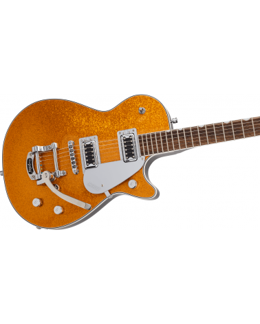 Gretsch G5230T Electromatic Sparkle Jet FT Single-Cut with Bigsby, Laurel Fingerboard, Gold Sparkle