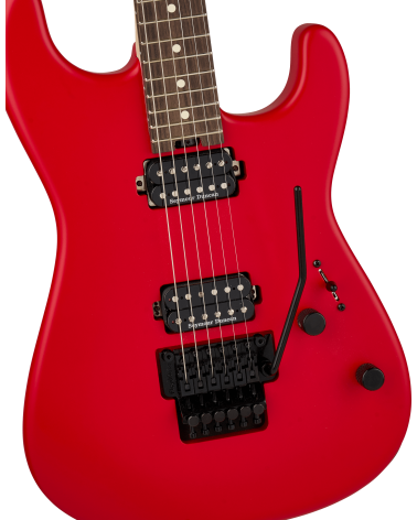 Charvel Pro-Mod San Dimas Style 1 HH FR RW, Rosewood Fingerboard, Satin Ferrari Red