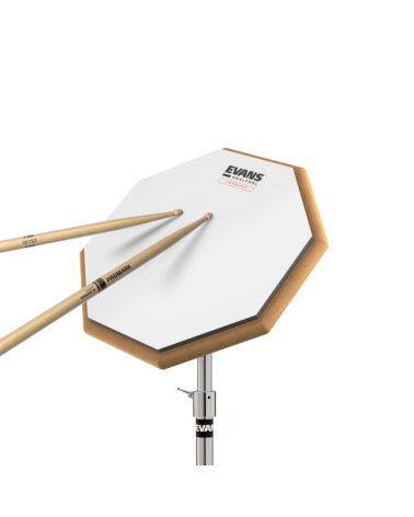 Evans Pad de práctica RealFeel Attacktile Scholastic, 10 pulgadas EVSP-RF10G-AT