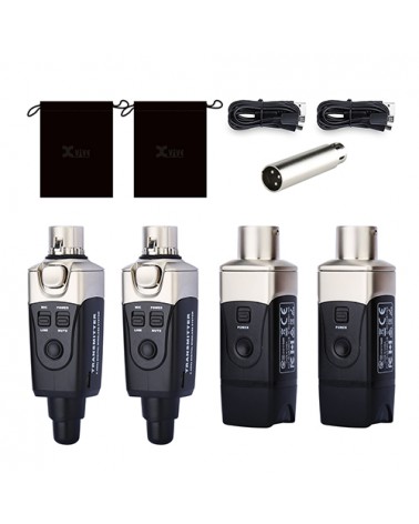 XVIVE Sistema wireless: de mano U3D (2 EMISORES + 2 RECEPTORES) - PARA MICRÓFONOS.