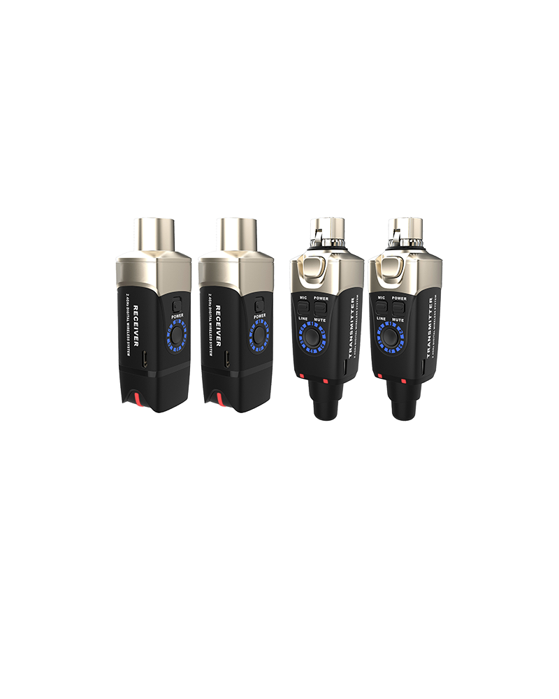 XVIVE Sistema wireless: de mano U3D (2 EMISORES + 2 RECEPTORES) - PARA MICRÓFONOS.