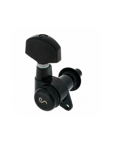 Clavijero Eléctrica Schaller M6-135 Locking Negro 6L 10020420