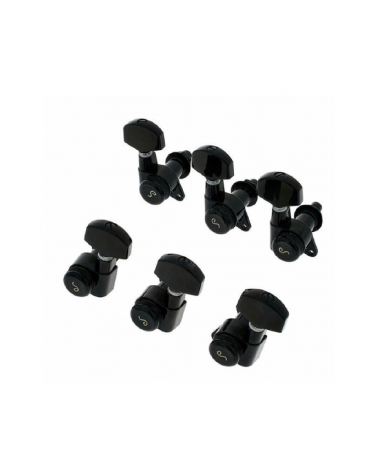Clavijero Eléctrica Schaller M6-135 Locking Negro 6L 10020420