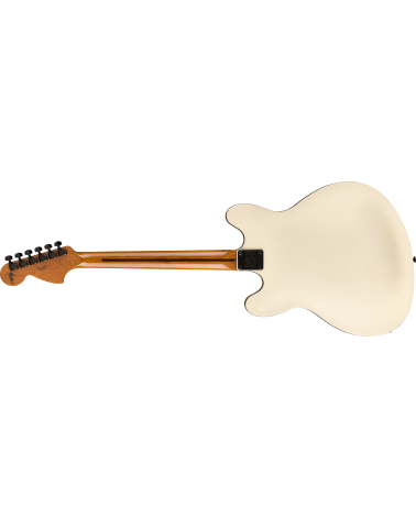 Fender Tom DeLonge Starcaster, Rosewood Fingerboard, Black Hardware, Satin Olympic White