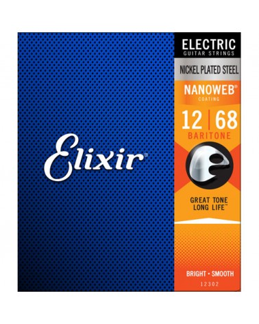 Elixir Juego Cuerdas Guitarra Eléctrica Nanoweb 12302 (012-068)