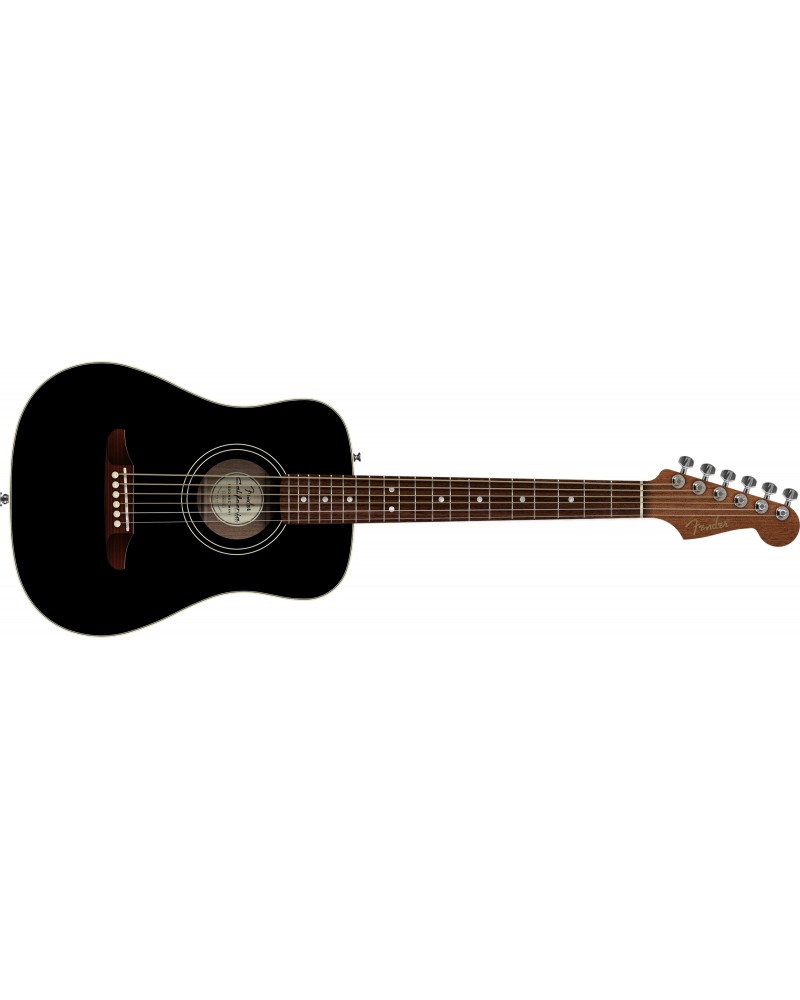 Fender California Standard Redondo Mini with Bag, Spruce Top, Black