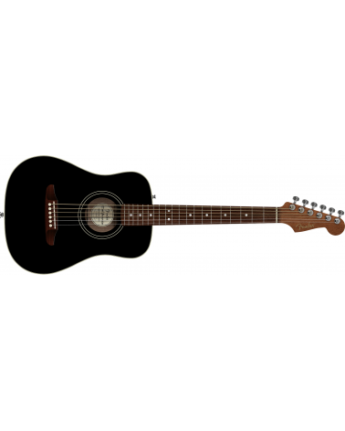 Fender California Standard Redondo Mini with Bag, Spruce Top, Black